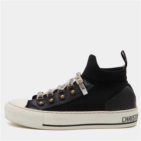 saks dior high top sneakers